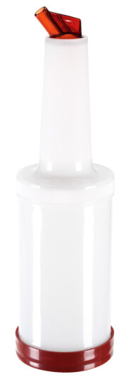 PULSIVA Juiceflaske Party 0.85l 9x26 cm (ØxH) Hvit/Brun 2 Stykk / Forpakning