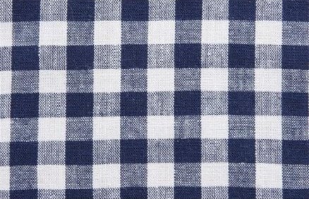 Brændgaard Textile Kjøkkenrutete 10X10Mm Bomullsstoff 614 Navy 140Cm 50Cm