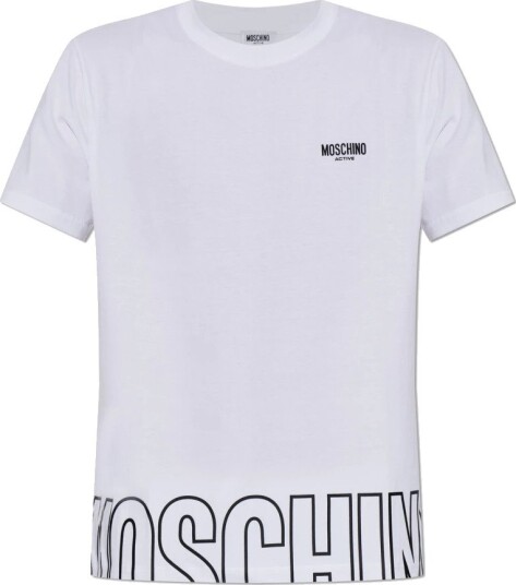 Moschino Herre Topper Hvit M,