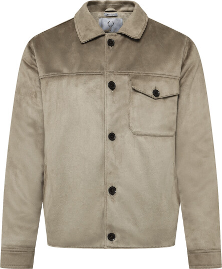 Human Scales Mark Vegan Suede Jacket Grey XL