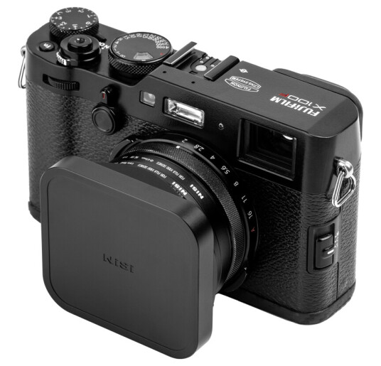 NiSi Lens Hood, UV-Filter & Cap For Fujifilm X100 Series. Black