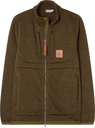 Garphyttan Women"s Valdez Flatfleece Jacket Brown Melange XL