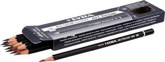 Blyant Creativ Company Art Design 6,9 mm Hardhet 6B Kjerne 18 mm 12 stk/1 Pk