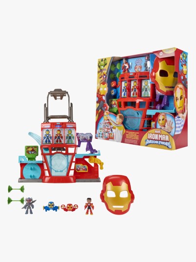 Marvel Iron Man Lekeplass med Venner - Figurer for 3+ År Marvel Iron Man Lekeplass med Venner - Figurer for 3+ År