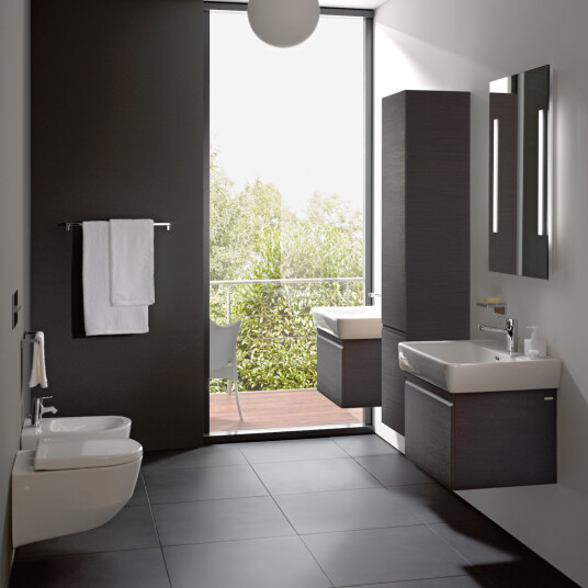 LAUFEN PRO SERVANTSKAP 57 CM 1 SKUFF & INNVENDIG SKUFF WENGE