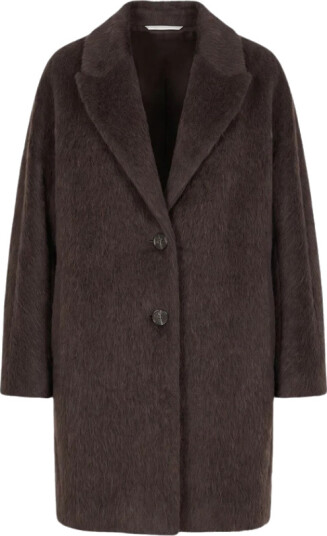 Peserico Dame Frakker Brun XS,