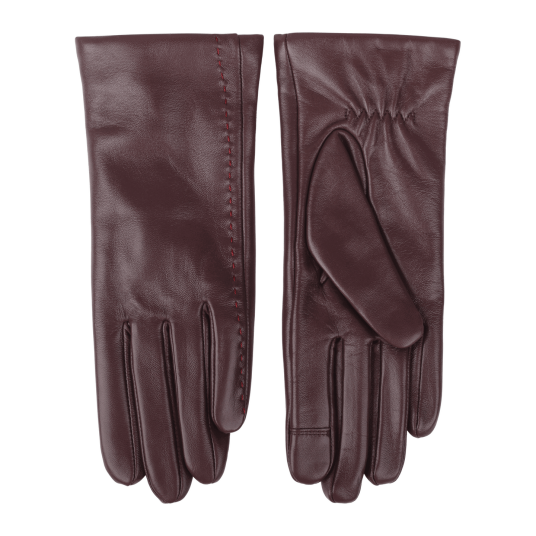 Aparso International Limited Lucy Glove Burgundy S Leather glove women