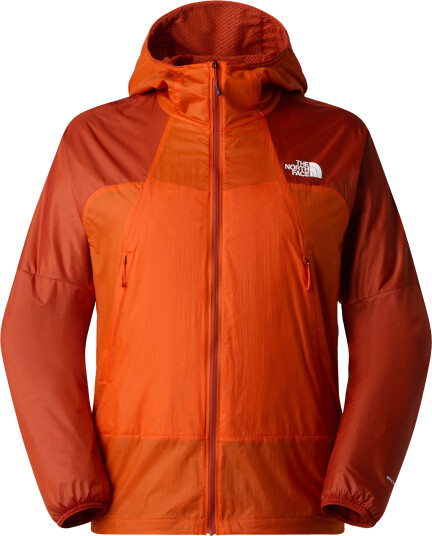 The North Face Men"s Ridgelite FUTUREFLEECE Wind Jacket Lava Red/Iron Clay M