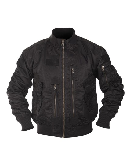 Mil-Tec US Tactical Bomber Jacket Svart