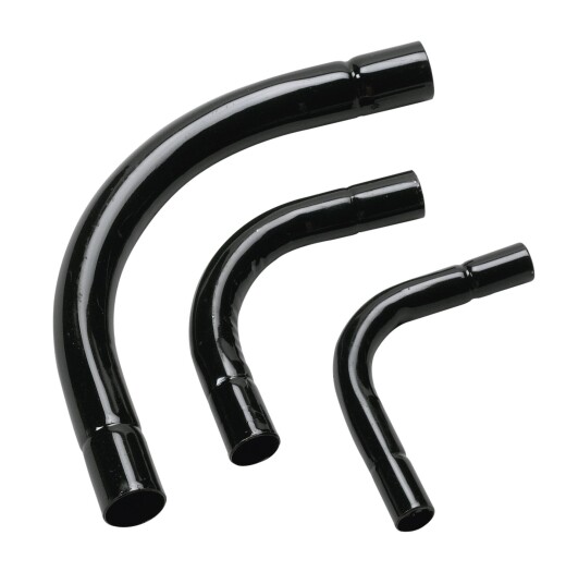 Pipelife 70008145 Rørbøy svart 90° 25 mm 100 mm Installasjonsmaterial