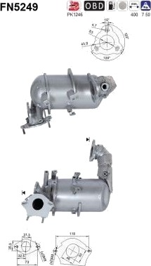 AS FN5249 Partikkelfilter AS FN5249 Partikkelfilter