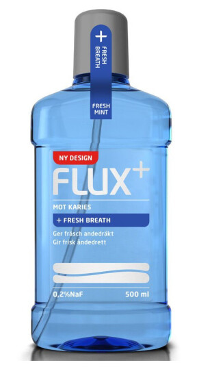 Flux fluorskyll 0,2% fresh mint 500 ml Flux fluorskyll 0,2% fresh mint 500 ml