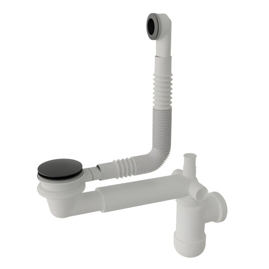 Vikingbad Outlet: LEA Vannlås, Pop-up&Overløpssett Preloc 420 - for 40mm og 32mm Svart Matt