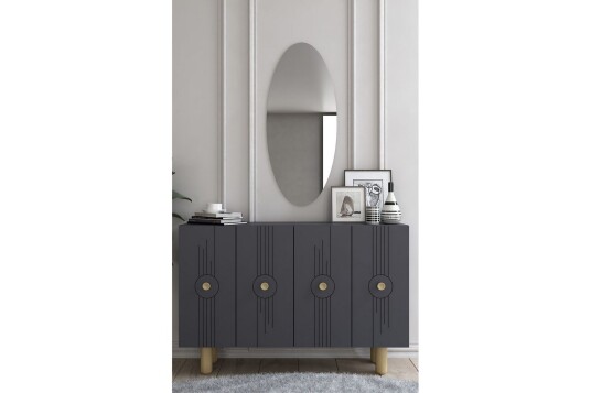 Kyrosen Konsollbord 120 cm Antrasitt