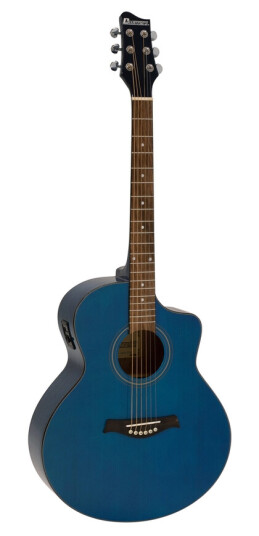Dimavery Stw-50 Western Guitar,Blau