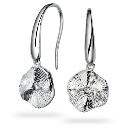 Pan Jewelry, Øredobber i 925 sølv med zirkonia