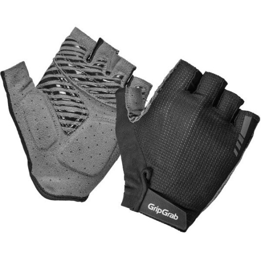 Gripgrab Expert RC Max Padded Short Finger Summer Gloves Black XS, Black