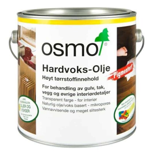 Osmo Hardvoksolje Silkematt 2,5 liter 3073 Terra