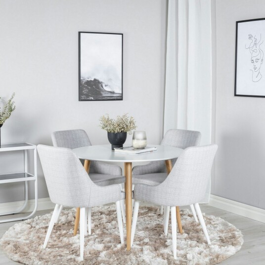Venture Home Spisegruppe Venture Home Plaza med 4stk Stoler GR24073