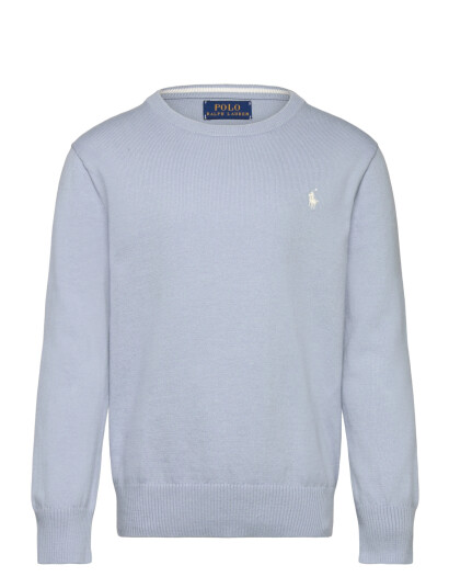 Ralph Lauren Kids Cotton Crewneck Sweater Blue 102 108 Ralph Lauren Kids Cotton Crewneck Sweater Blue 102 108
