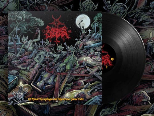 Caedes Cruenta Of Ritual Necrophagia And Mysterious Ghoul Cults LP/Vinyl