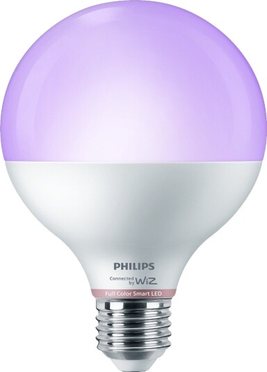 PHILIPS RGB SMARTPÆRE 11W G95 E27 PHILIPS RGB SMARTPÆRE 11W G95 E27