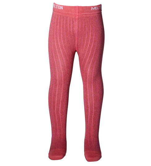 Melton Strømpebukser Bambus Faded Rose 68/74 Strømpebukser Metallic Rosa 68 75