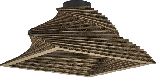 Osram Decor Cardboard Square taklampe