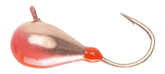 Arctic Ice Trout Wolfram mormyska - 4 mm, UV-copper/red