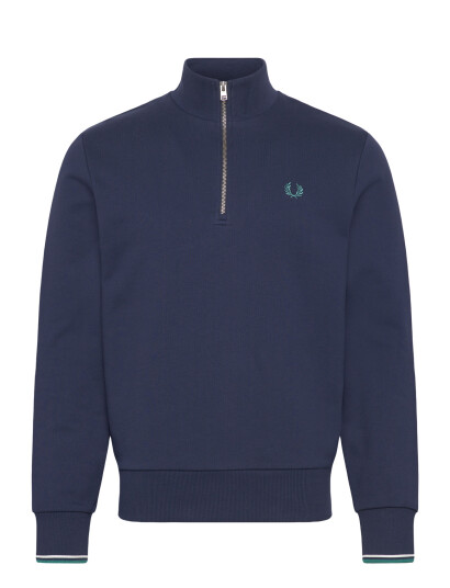 Fred Perry Half Zip Sweatshirt Navy XL