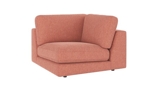 Rowico Home Duncan hjørnedel Rød Brenda 52 103 x 103 x 78 cm Rød