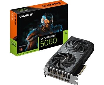 Gigabyte GeForce RTX 5060 WINDFORCE 8GB B vare GV N5060WF2 8GD Gigabyte GeForce RTX 5060 WINDFORCE 8GB B vare GV N5060WF2 8GD