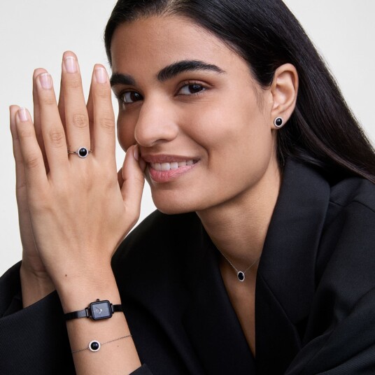 Daniel Wellington DW Watch Quadro Mini Reflection Black 15.4x18.2mm