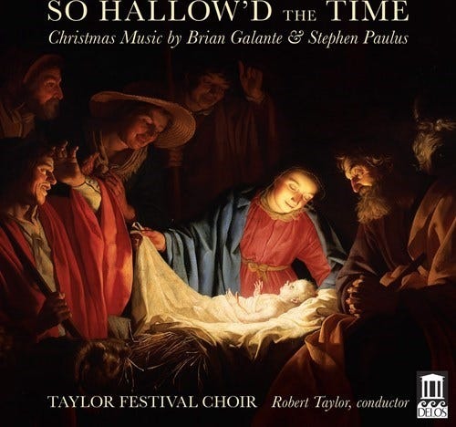 Taylor Festival Choir, Brian Galante So Hallow'd The Time Christmas Music CD