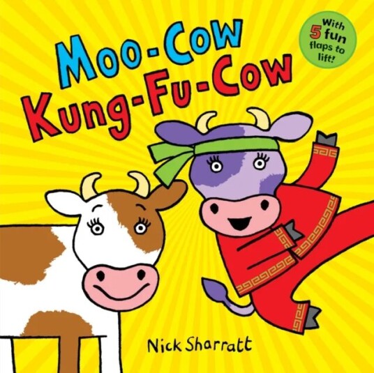Moo-Cow Kung-Fu-Cow Av Nick Sharratt
