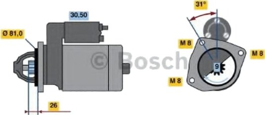 BOSCH 0 986 018 960 Starter