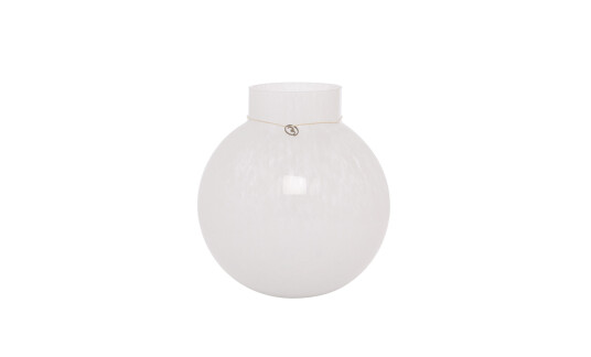 Ernst GLASSVASE Rund 14cm Hvit
