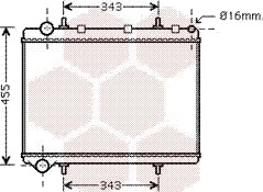 VAN WEZEL 40002259 Radiator motorkjøling VAN WEZEL 40002259 Radiator motorkjøling