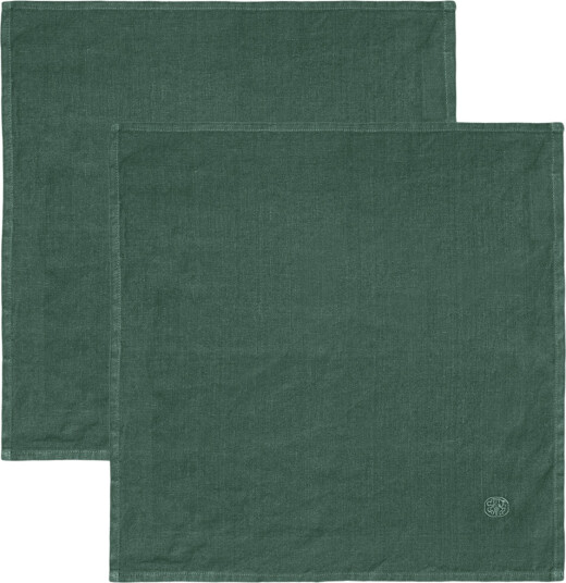 Georg Jensen Damask Plain linservietter 2-pk 45x45 cm København