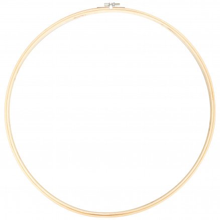 Infinity Hearts Broderi Ring Bambus Natur 40cm