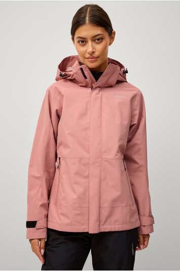 Áhkká Regnjakke Rain Jacket W Rosa