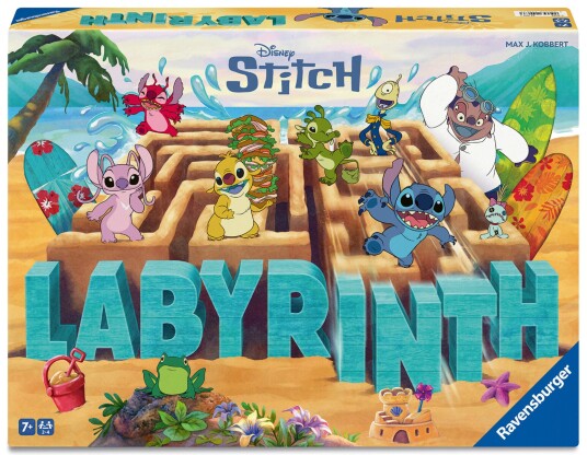 Ravensburger Labyrinth Spill med Stitch for Barn 7+ år Ravensburger Labyrinth Spill med Stitch for Barn 7+ år