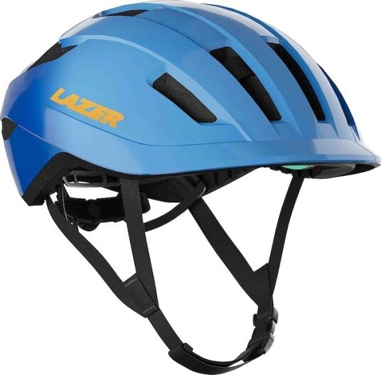 Lazer J1 KinetiCore sykkelhjelm 50-56 cm blue mountain junior