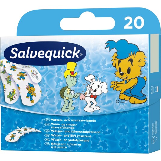 Salvequick Bamse Kids Plasters Salvequick Bamse Kids Plasters