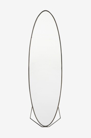 AM.PM Ovalt speil i Psyche stil metall H169,5 cm Koban Grå AM.PM Ovalt speil i Psyche stil metall H169,5 cm Koban Grå