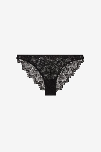 Understatement   Blondetruse Lace Bikini BriefSvart