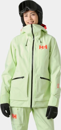 Helly Hansen Dame Powderqueen 3.0 Slitesterk Skijakke Grønn S