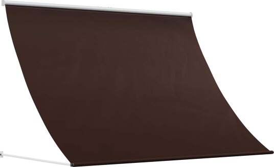 Markise Brun 400 x 150 cm 180 g / m² Polyester med PU belegg