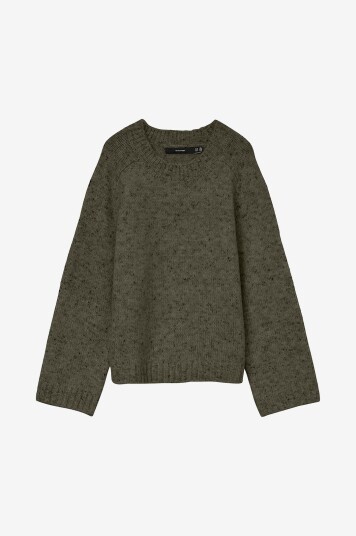 Vero Moda Pullover vmIngrid LS O neck Grønn