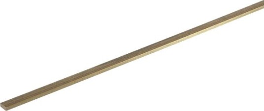 Reely flatprofil i messing 500 x 15 x 2 mm, 1 stk.